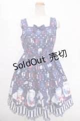 Angelic Pretty / Sailor Marine Kittenジャンパースカート  紺 Y-24-12-25-048-AP-OP-SZ-ZY