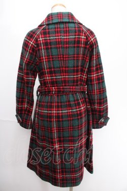 画像2: Jane Marple / Big Tartan コート M グリーン Y-24-12-29-049-JM-CO-SZ-ZY