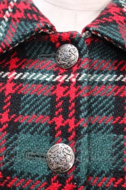 画像3: Jane Marple / Big Tartan コート M グリーン Y-24-12-29-049-JM-CO-SZ-ZY