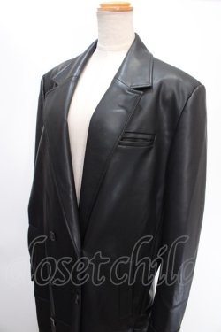 画像3: Melt the lady / leather like trench coat F ブラック Y-24-12-29-050-PU-CO-SZ-ZY