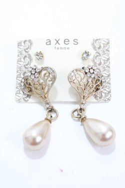 画像1: axes femme / ピアス   Y-25-01-10-001-AX-AC-SZ-ZY