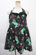 HELL BUNNY / Zombie Unicorn Dress XL 黒 Y-25-01-10-099-PU-OP-SZ-ZY