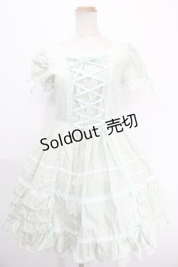 画像1: Angelic Pretty / サテンクラシカルフリルワンピース  ミント Y-25-01-10-154-AP-OP-SZ-ZY