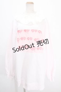 Ank Rouge / スウェットワンピース M ピンク Y-25-01-10-168-CA-OP-AS-ZY