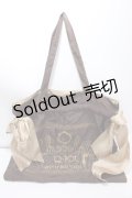 Q-pot. / 2WayリボントートBAG  ブラウン Y-25-01-10-036-QP-BG-SZ-ZY