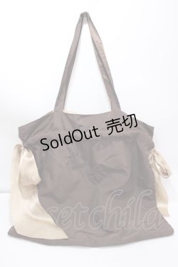 画像2: Q-pot. / 2WayリボントートBAG  ブラウン Y-25-01-10-036-QP-BG-SZ-ZY