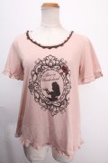 axes femme / アリスpt Tシャツ M 淡ピンク Y-25-01-13-011-AX-TS-SZ-ZY