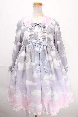 画像1: Angelic Pretty / Misty Sky Brilliant ColorワンピースSet  グレー Y-25-01-14-053-AP-OP-SZ-ZY