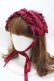 画像1: Vallee lys / Lace Enchantment Headdress  ワイン Y-25-01-14-014-GO-AC-SZ-ZY (1)