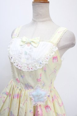 画像3: Angelic Pretty / Dreamyベビールームジャンパースカート  イエロー Y-25-01-14-032-AP-OP-SZ-ZY