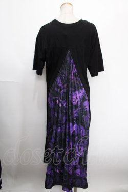 画像2: NieR Clothing / BACK ARTISTIC ROSE LONG DRESS  黒 Y-25-01-16-045-PU-OP-SZ-ZY