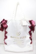 Maison de FLEUR / ラフォーレ原宿限定レースアップトートバッグ F ホワイト Y-25-01-16-008-LO-BG-SZ-ZY