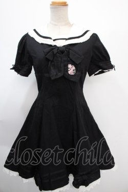 画像1: Angelic Pretty / School Marine ワンピース  黒 Y-25-01-16-094-AP-OP-SZ-ZY