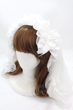 画像1: MAJOH / HOLY TULLE VEIL HEAD DRESS  ホワイト Y-25-01-16-014-GO-AC-SZ-ZY