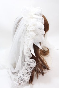 画像3: MAJOH / HOLY TULLE VEIL HEAD DRESS  ホワイト Y-25-01-16-014-GO-AC-SZ-ZY