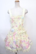 Angelic Pretty / Dreamyベビールームサロペット  イエロー Y-25-02-03-062-AP-OP-SZ-ZY