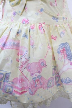 画像4: Angelic Pretty / Dreamyベビールームサロペット  イエロー Y-25-02-03-062-AP-OP-SZ-ZY