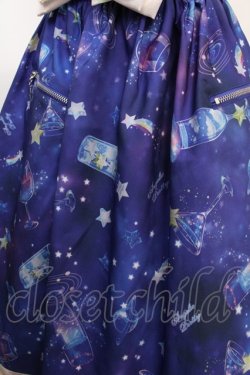 画像4: Angelic Pretty / Galaxy Cocktailジャンパースカート  コン Y-25-02-03-067-AP-OP-SZ-ZY