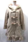 Emily Temple cute / COAT３つリボンコート  ベージュ Y-25-02-09-063-ET-CO-AS-ZT-C10