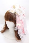 Atelier Beatrice / 蜂鳥レースカチューシャ  ピンク Y-25-02-13-025-GO-AC-SZ-ZY