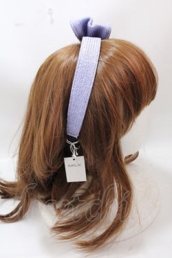 画像3: MILK / Straw Ribbonヘアバンド  パープル Y-25-02-16-072-ML-AC-SZ-ZY