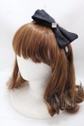 MILK / Straw Ribbonヘアバンド  ブラック Y-25-02-16-073-ML-AC-SZ-ZY