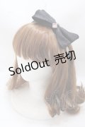 MILK / Straw Ribbonヘアバンド  ブラック Y-25-02-16-073-ML-AC-SZ-ZY