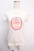 MILK / Banana BOY Tee  クリーム Y-25-02-18-022-ML-TO-SZ-ZY