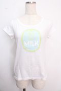 MILK / Banana BOY Tee  ホワイト Y-25-02-18-023-ML-TO-SZ-ZY