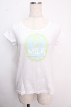 画像1: MILK / Banana BOY Tee  ホワイト Y-25-02-18-023-ML-TO-SZ-ZY