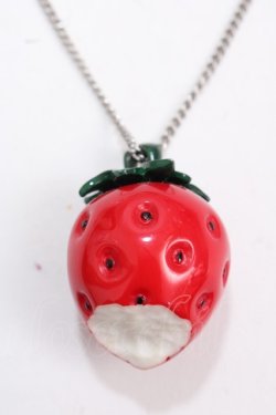 画像1: MILKBOY / BERRY NECKLACE  レッド Y-25-02-21-001-MB-AC-SZ-ZY