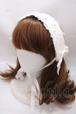 画像1: Angelic Pretty / Shadow Pearlヘッドドレス  オフ Y-25-02-21-046-AP-AC-SZ-ZY