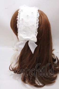 画像2: Angelic Pretty / Shadow Pearlヘッドドレス  オフ Y-25-02-21-046-AP-AC-SZ-ZY