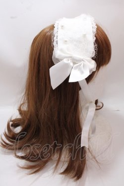 画像3: Angelic Pretty / Shadow Pearlヘッドドレス  オフ Y-25-02-21-046-AP-AC-SZ-ZY