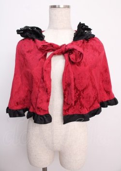 画像1: ATELIER PIERROT / Rose Red Madness 薔薇色の憤怒 ケープ  アカ Y-25-02-26-004-EL-JA-SZ-ZY