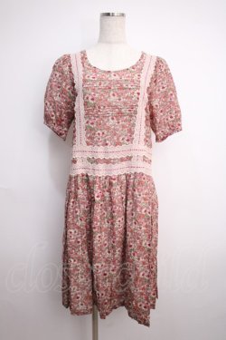 画像1: Jane Marple / Sweet Daisy Tunic ワンピース  ピンク Y-25-02-27-096-JM-OP-AS-ZY