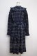 画像2: Maison de minette / Big collar plaid dress  ネイビー Y-25-02-27-129-LO-OP-SZ-ZY (2)