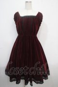 ATELIER PIERROT / Shadowy Soiree Dress  ワイン Y-25-03-21-115-EL-OP-SZ-ZY