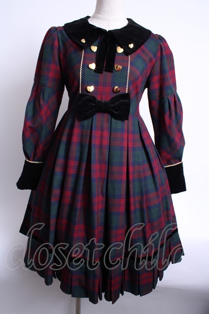 Angelic Pretty  Modern Student OP Red
