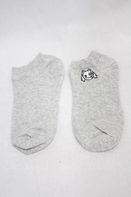 NieR Clothing / 靴下 グレー H-24-01-11-1002-PU-ZA-KB-ZT386