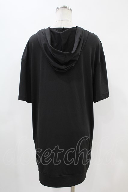 NieR Clothing / 半袖プルパーカー 黒 H-24-05-05-1050-PU-TO-KB-ZH