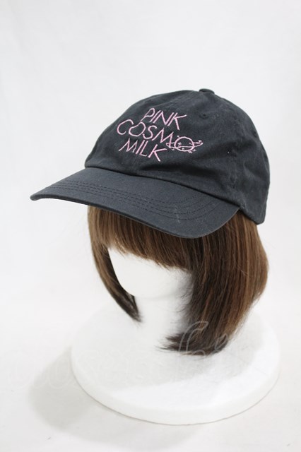 MILK / PINK COSMO CAP ブラック H-24-05-05-1003-ML-AC-KB-ZH