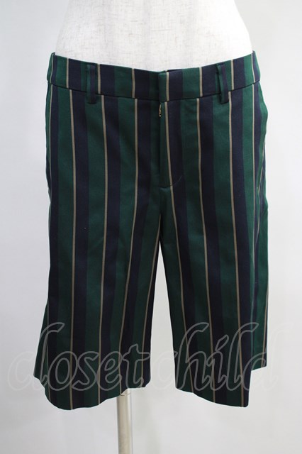 Jane Marple / Regimental stripe Boy's pants M グリーン H-24-05-26-1002-JM-PA-KB-ZT035