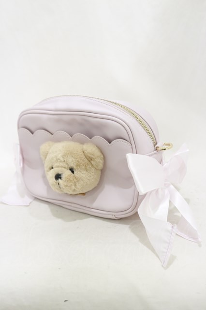 mille fille closet by LODISPOTTO / I need you くまちゃんBag ピンク H-24-06-19-046-LO-BG-NS-ZH