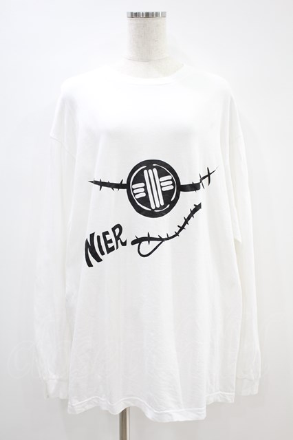 NieR Clothing / COTTON LONG CUTSEW 白 H-24-07-21-1031-PU-TO-KB-ZT385