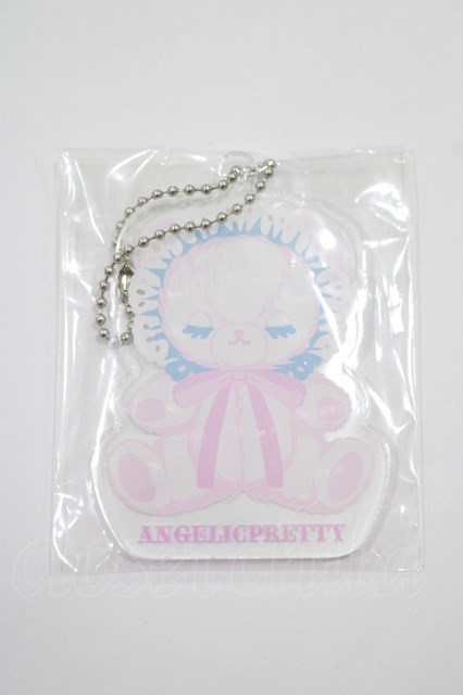 Angelic Pretty / 2023.12.1 LAFORET PRIVATE PARTY Limited Item/Fancyくまちゃんアクリルキーホルダー ピンク H-24-08-03-079-AP-ZA-NS-ZH