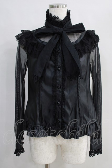 Angelic Pretty / Day Dreamブラウス Free ブラック H-24-08-11-1048-AP-BL-NS-ZH