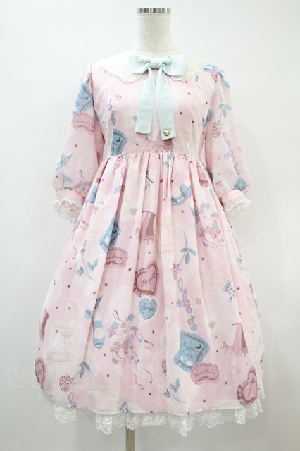 Angelic Pretty / My Favorite Roomワンピース Free ピンク H-24-08-12-011-AP-OP-NS-ZH