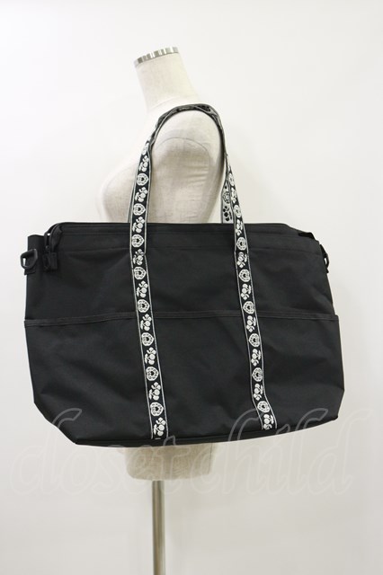 Candy Stripper / ロゴテープBAG 黒 H-24-09-01-001-PU-BG-KB-ZH