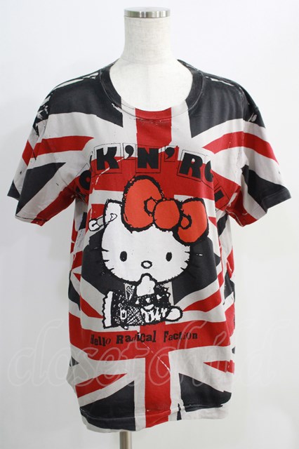 RNA / Hello KittyコラボTシャツ グレー H-24-09-16-1067-PU-TO-KB-ZH